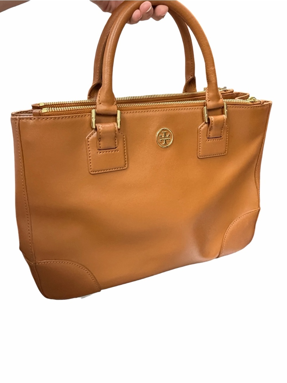 Tory Burch Robinson Large Double Zip Tote